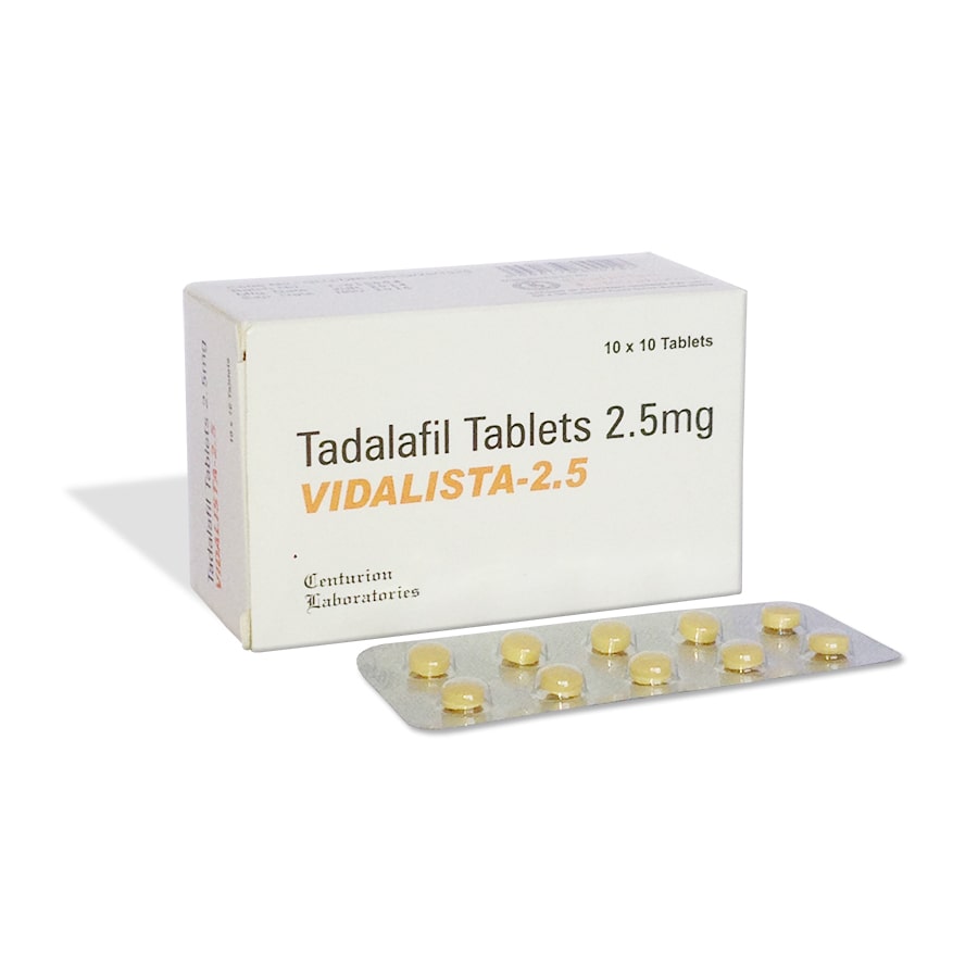 Buy Vidalista 2.5 Pills Now And Treat Your Erectile Dysfunction