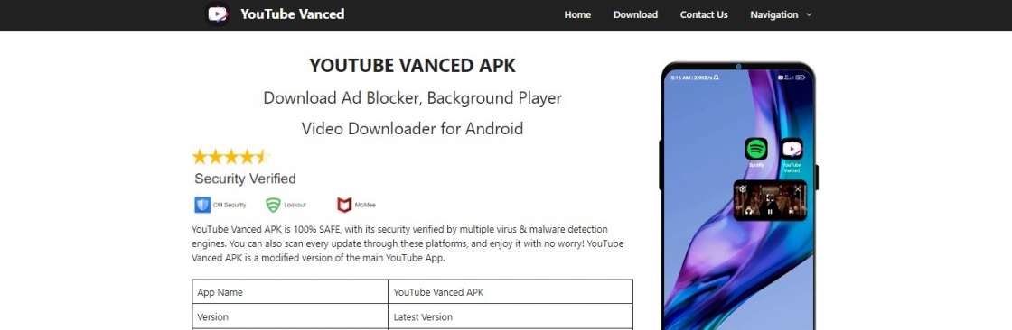 Youtube Vanced Apk Cover Image