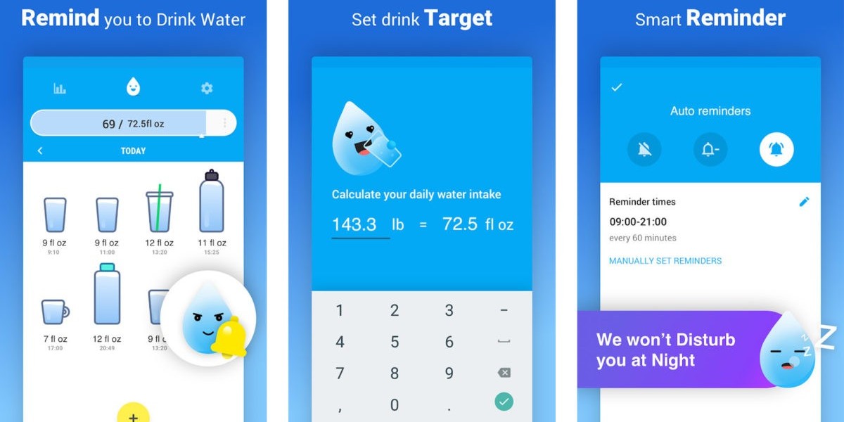 Stay Hydrated with an App for Drinking Water Reminder