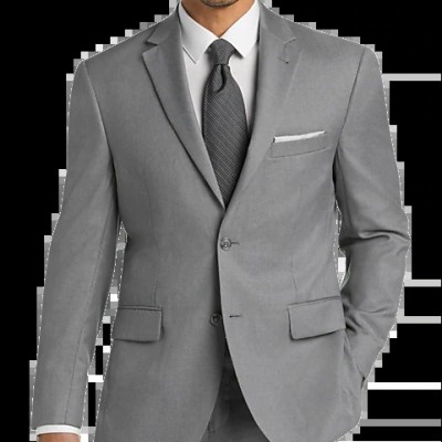 Medium Gray Suit for Men 2 Piece Set Flat Front Pants Vinci F-2C900 Profile Picture