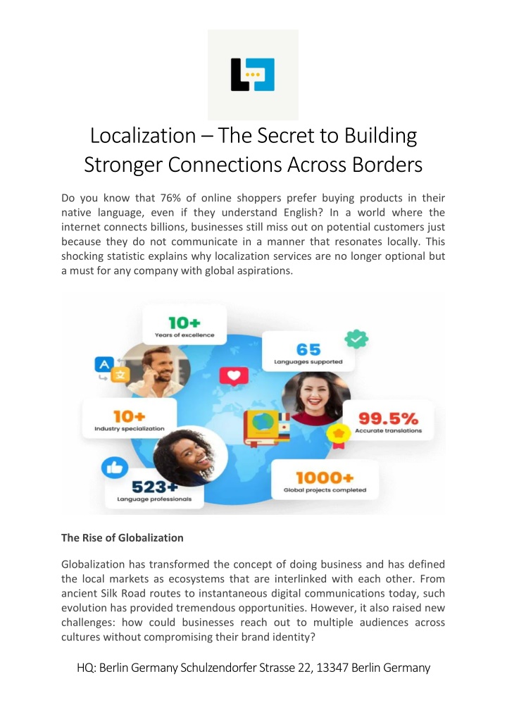 Localization – The Secret to Building Stronger Connections Across Borders