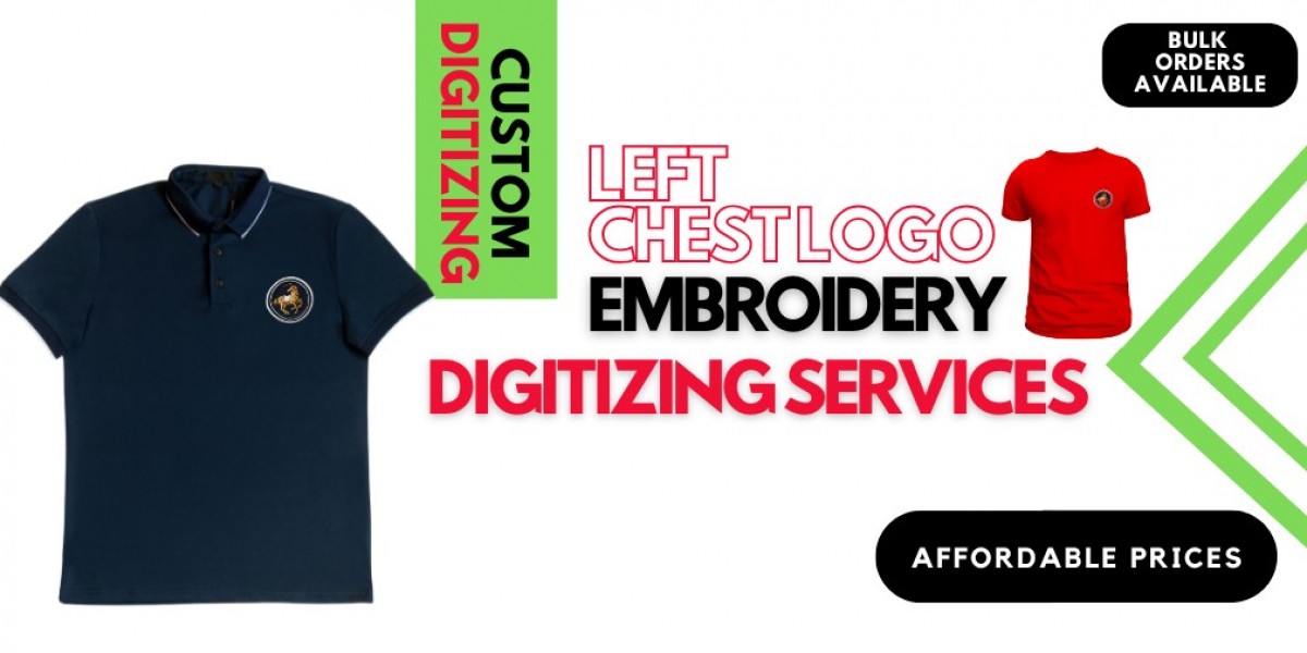 Get Perfect Left Chest Logo Digitizing – Fast & Precise!