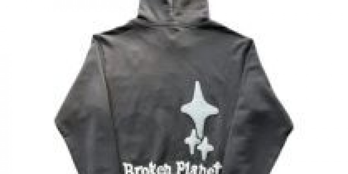 Elevate Your Style with White Broken Planet Hoodie